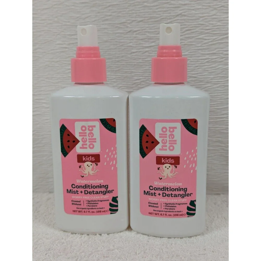 Hello Bello - Conditioning Mist + Detangler - Watermelon - 6.7 oz - 2 Pack